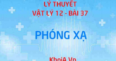Định luật phóng xạ, Công thức tính chu kỳ bán rã, hiện tượng phóng xạ, các loại phóng xạ - Lý thuyết Vật lý 12 bài 37